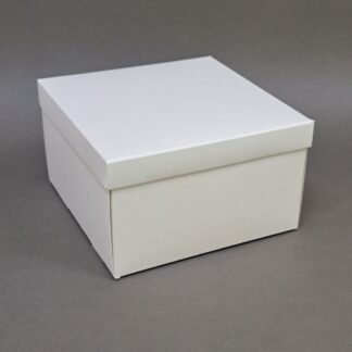 Короба с крышкой белая 15*15*9