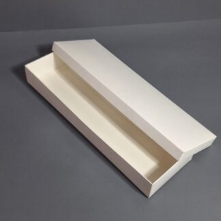 Коробка белая 35х11х4,5 см