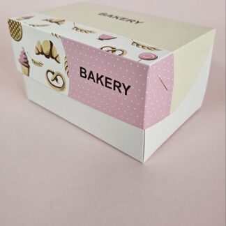 Коробка BAKERY цветная 15*10*8 см