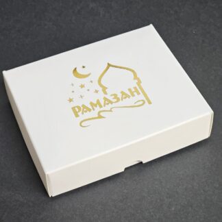 Коробка белая Рамадан 12*9,5*3 (9*6,5*3)