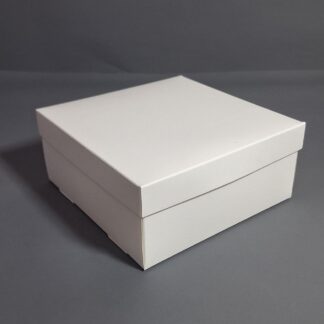 Коробка белая 18х18х8 см