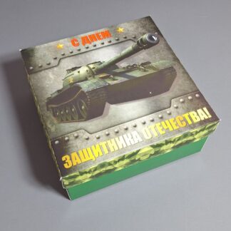 Коробка танк 18х18х8 см