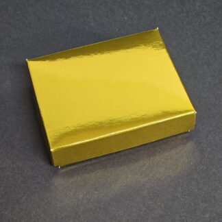 Коробка золото 9,5х7,5х2,5 см