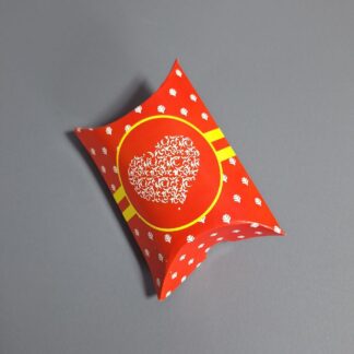 Коробка красное сердце 9*6*2,5 см