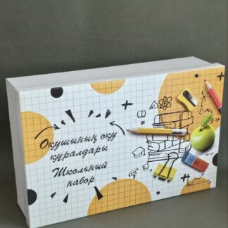 Коробка крышка школьный бокс 37*24*10 см