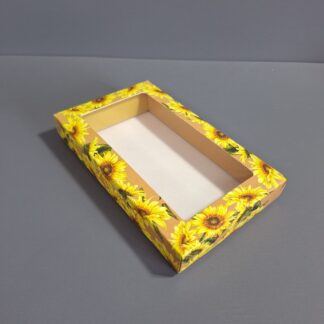 Коробка Подсолнухи 20*12*3 (18*10*3) см