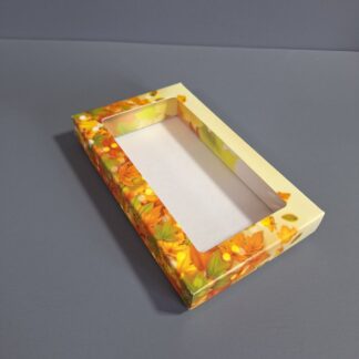 Коробка Осень 20х12х3 (18*10*3)  см