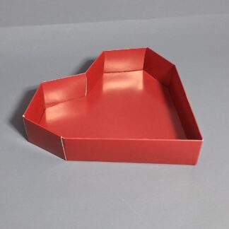 Коробка Бордо 27*26,5*6 сердце