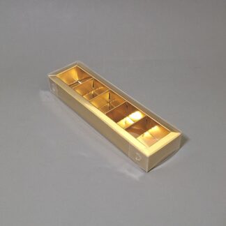 Коробка Золото 22,5х6х3 (внутренний 20х4х3) см