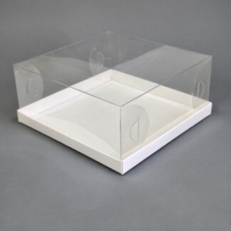 Коробка белое дно 20*20*9 см