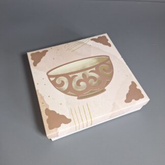 Коробка Пиала 22*22*5,5 см