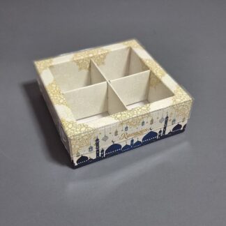 Коробка Синяя мечеть 10*10*3,5 (8*8*3,5) см