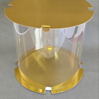 Коробка золото 24*24*24 см