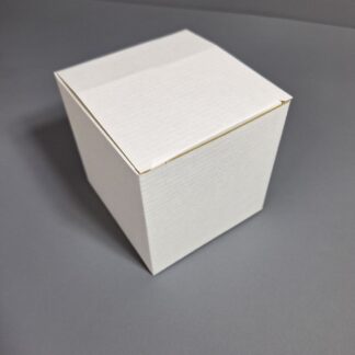 Коробка белая Гофра 10х10х10,5 см