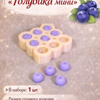 Силиконовый молд "Голубика мини" 1,7*1,7*1 см