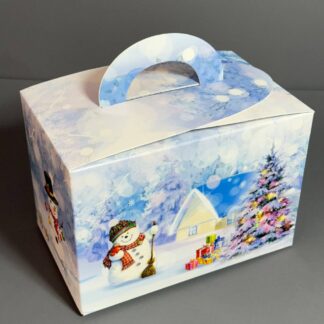 Коробка Снеговик 19*12*13 см