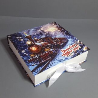 Коробка Синий НГ 24*24*5,5 (22*22*5,5)